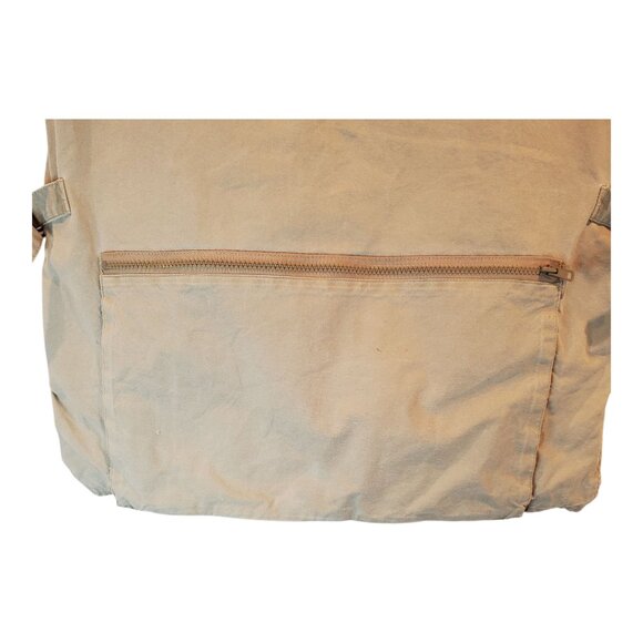 LL BEAN SZ S Women's Vintage Khaki Cargo Fishing Hunting Vest Camping Hiking - Picture 9 of 13